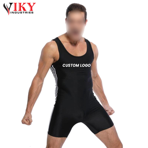 Wrestling <b>Suits</b> Black White Color New Arrival Customized Made Highest Quality Best Soft Touch Wrestling <b>Suits</b> - Product Image 2