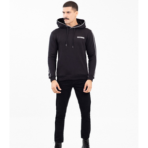 Top Trending Custom Wholesale Hombres 5XL Crocheted Spring Oversized Hoodie Pocket Heavy GSM Bordado Piping Alta calidad - Product Image 4