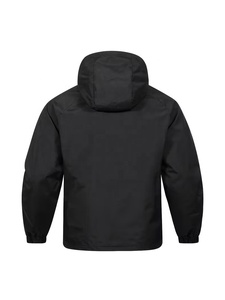 Chaqueta Cortavientos de Alta Calidad con Bloques de Color y Media Cremallera, Impermeable, para Correr al Aire Libre, Estilo Otoñal para Hombre - Product Image 3