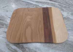 Planche à découper et plateau de service en bois, forme rectangulaire durable, épaisseur de 12 mm, passe au lave-vaisselle - Product Image 2