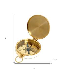 Solid Antique Brass Nautical <b>Compass</b> Working Marine <b>Navigation</b> Tool For Ship Sailing Travel Outdoor Use - Product Image 2