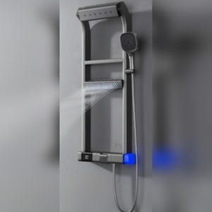 Système de douche en acier inoxydable ABS, prix d'usine, vente en gros, pluie, douchette à main, blanc mat, achat en gros, livraison mondiale - Product Image 6