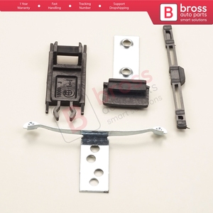 BSR507 4 Pieces Sunroof Shade Runner Slider Rail <b>Trim</b> Repair <b>Clips</b> for 3 Series E46 2003-2006 Facelift 54137134516 54138246025 - Product Image 3