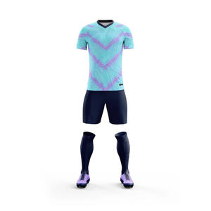 Maillot de football personnalisé pour homme, de bonne qualité, à prix abordable, imprimé, à manches courtes, léger, respirant, pour l'été, anti-UV - Product Image 5