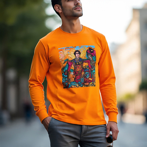 Summer Oversize T Shirt <b>Men</b> Jogging Crew Neck <b>TShirt</b> <b>Men</b> <b>Long</b> <b>Sleeve</b> Spring T Shirt <b>Men's</b> - Product Image 2