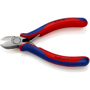 คีมตัดด้านข้างแบบหลายส่วนประกอบของ KNIPEX หัวขัดเงา ความยาว 125 มม. รูปทรง 2 แบบ กรรไกรและคีมตัด - Product Image 3