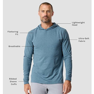 Pull à capuche de meilleure fabrication Sweats à capuche à épaules tombantes Style de rue décontracté Sweats à capuche unis en coton à manches longues personnalisés pour hommes - Product Image 3