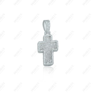 Colgante de Iron Man con Diamantes Moissanite VVS Completamente Engastados - Diseño Moderno - Product Image 2