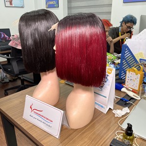 Customize <b>Wigs</b> According to Customer's Requirements - Bone Straight <b>Wig</b> 100% Vietnamese <b>Human</b> Hair Extensions - Product Image 5