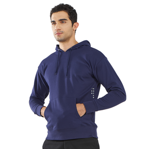 Sweats à capuche coupe régulière pour hommes Relaxation Sport Pull à capuche uni à manches longues Sweat à capuche avec cordon de serrage - Product Image 3