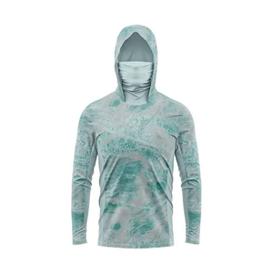 À la mode 2025 hommes à manches longues maillot de pêche respirant été sweats à capuche séchage rapide séchage rapide respirant caractéristiques DTF Sublimation - Product Image 6