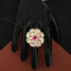 Bijoux à la mode, bijoux anciens, or élevé, poli, créateur, vêtements de fête, bagues réglables - Product Image 1