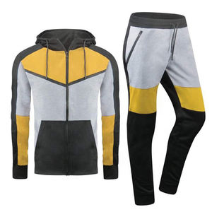 Haute qualité 2025 Sport costume survêtement vêtements de course logo personnalisé hommes survêtement à vendre survêtements pour hommes Slim Fit polaire - Product Image 5