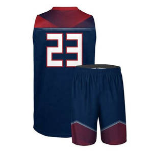 Uniformes de Baloncesto de Alta Calidad en Poliéster/Algodón, Diseño Personalizado, Transpirables, Antibacterianos, Tallas Grandes, Logotipo Personalizado, Unisex - Product Image 2