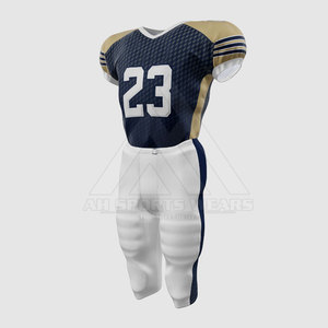 Uniforme de fútbol con nombre de equipo hecho a medida de alta calidad, ropa de equipo para hombres, uniformes de fútbol americano para hombres - Product Image 3