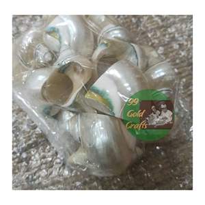 Encantadores anillos de servilleta de concha marina costera Concha natural hecha a mano de calidad premium hecha a mano artesanía de concha marina creativa 99 DATOS DE ORO - Product Image 6