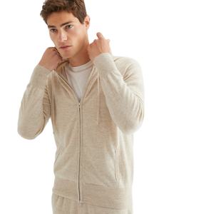 Vêtements d'hiver décontractés pour hommes 100% coton avec fermeture éclair Hoodies Fabricant pakistanais Teint uni Hommes Thobes - Product Image 1