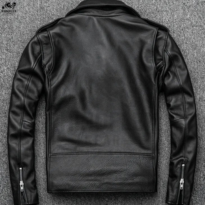 Chaqueta de Cuero Transpirable de Alta Calidad Hecha a Medida con Logotipo Frontal Personalizado para Hombre, Forro de Lana de Lona para Invierno, Informal - Product Image 5