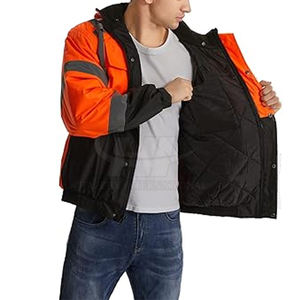 Veste de travail haute visibilité réfléchissante robuste pour la construction, les travaux industriels et routiers, tissu respirant, caractéristiques de protection - Product Image 6