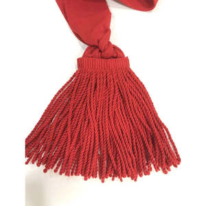 Cinturón de Lazo con Detalle de Borlas, Hecho a Medida, el Más Vendido, en Oferta, para Eventos Formales, Uniformes Ceremoniales y Ocasiones Navideñas - Product Image 4