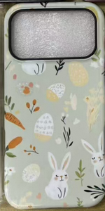 เคสลายการ์ตูนดีไซน์ใหม่ วัสดุ PMMA สีฟ้า สำหรับงานซับลิเมชั่น พร้อมที่ยึดแม่เหล็ก สำหรับรุ่น 17/16/15/14/13/12 Pro Max - Product Image 4