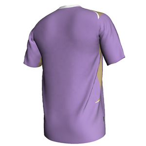 เสื้อฟุตบอลคอวีสำหรับผู้ชาย สีแดงทอง แขนสั้น ระบายเหงื่อได้ดี ผลิตจากโพลีเอสเตอร์ เหมาะสำหรับทุกฤดูกาล ทรงปกติสำหรับผู้ใหญ่ - Product Image 6