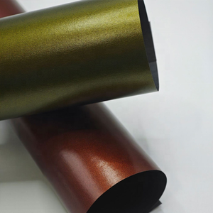 Papier texturé en lin gaufré, papier spécial enduit brillant effet cuir <span class=keywords><strong>pour</strong></span> emballages de luxe – Offre Spéciale - Product Image 4