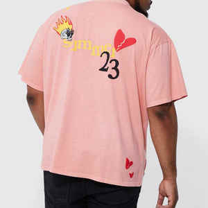 Élégant pour les hommes Terry Regular Fit respirant léger couleur unie t-shirt de couleur personnalisée - Product Image 5