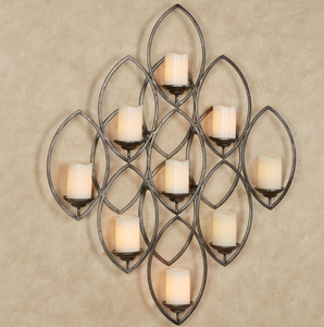 Trusted Manufacturer Artistic Finish Iron Wall Sconce For Designer <b>Lighting</b> Decor Adding Sophisticated <b>Touch</b> To Interior - Product Image 5