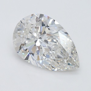 IGI White Pear Cut 4,03 CT Lab Diamond F VVS2 Clarity Diamantes creados en laboratorio calibrados sueltos para la fabricación de joyas - Product Image 1