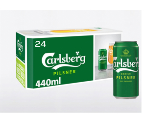 Carlsberg เบียร์ลาเกอร์330มล. 24กล่องขายส่งเหมาะสำหรับการพกพาระหว่างเดินทาง - Product Image 4