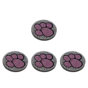 Día del juego trabajo hecho a mano con cuentas diseño de fútbol bordado 4 Set posavasos único hermoso elegante y último diseñador de lujo Declaración - Product Image 3