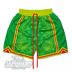 Pantalones cortos de malla para caballeros, pantalones cortos de playa de calle de verano de longitud corta con cierre de cordón sublimado para adultos - Product Image 4