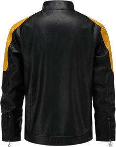 OEM/ODM High Quality Embossed Logo Solid Color <b>Leather</b> <b>Jackets</b> <b>for</b> Winter Wholesale Genuine <b>Leather</b> <b>Jacket</b> <b>for</b> <b>Men</b> - Product Image 3