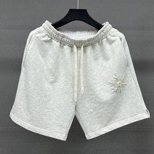 High Quality 100% Cotton Micro Stretch Denim <b>Shorts</b> Athletic Fitness Jogging Gym Workout Runner Soft Comfortable Mesh <b>Shorts</b> - Product Image 3