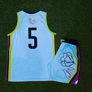 Uniformes de basket-ball unisexes kits de basket-ball originaux personnalisés ensemble d'uniformes de basket-ball avec logo imprimé par sublimation - Product Image 4