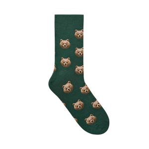 Calcetines de algodón de alta calidad para hombre con logotipo personalizado ODM, calcetín de punto antibacteriano informal con impresión digital fabricado en fábrica de Vietnam - Product Image 3