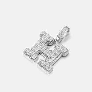 Pendentif personnalisé pour homme en alliage plaqué or, style hip-hop, serti de CZ - Product Image 4