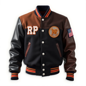 Blouson de camouflage enduit de luxe en polyester/coton pour unisexe avec broderie et doublure douce - Product Image 5