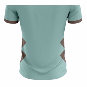 Premium Custom Knitted Luxury for Shirts with Printed Pattern Quick Dry Polyester Short Sleeve Button-<b>Down</b> Casual Design - Product Image 6