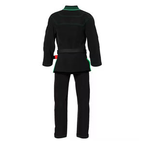Uniforme de karaté léger et extensible de haute qualité pour arts martiaux unisexes, tissu polyester/coton personnalisable, durable et respirant - Product Image 2