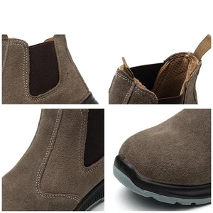 Chaussures de travail de sécurité d'hiver pour hommes avec logo personnalisé, dessus en cuir résistant à l'eau, respirant et durable, avec caractéristique antistatique - Product Image 6