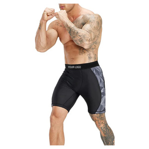 Shorts MMA fight short custom made <b>rash</b> <b>guard</b> mma bjj <b>rash</b> <b>guard</b> for <b>men</b> - Product Image 4