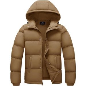 Parka con Capucha para Hombre, Invierno 2025, Chaqueta Gruesa Cortavientos, Transpirable, Ecológica, Informal - Product Image 2