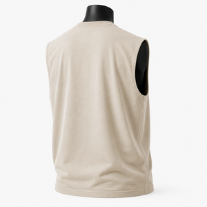 Camiseta sin mangas para hombre con estampado gráfico, estilo urbano, camiseta informal de verano - Product Image 4