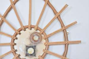 Hot Sale Unique Design <b>Rattan</b> <b>Mirror</b> Boho Modern Style Handmade Wall <b>Mirror</b> Decor Vietnamese Supplier Wholesale - Product Image 6