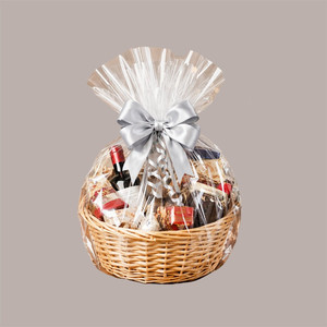 Rollo de Película de Polipropileno Transparente de 80x100 cm para Cestas de Regalo, Plástico Fundido - Product Image 2