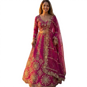 Lehenga Georgette Premium de Boutique India, Lehenga de Diseñador Estilo Bollywood, para Fiestas y Bodas, el Más Vendido, Prenda Festiva Moderna para Mujer - Product Image 1