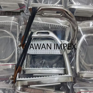 Meilleures étriers de selle pour jeunes, étriers western, équipement équestre, équipement de sécurité équestre, bottes de cheval avec poignée en caoutchouc diamant - Product Image 3