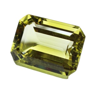 Piedra preciosa suelta de corte Octágono facetado Natural Certificado de cuarzo limón 100% de la mejor calidad para uso en joyería venta al por mayor - Product Image 4